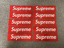 10x Authentic Supreme Box Logo