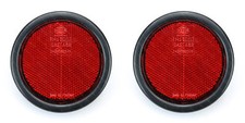 Mercedes Unimog 406 421 MB-trac HELLA  95mm Round Red Rear Reflectors