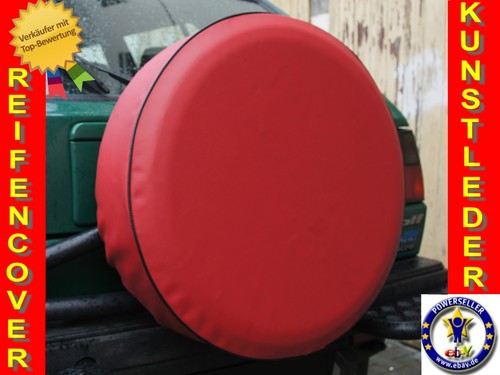 Red spare wheel - wheel, cover