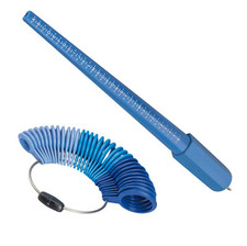 Plastic Ring Stick Mandrel and Gauge Tool Sizer UK Size A-Z+6