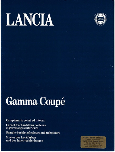 Lancia gamma coupe colour - colour, &