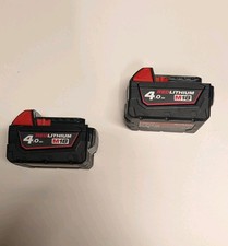 2x Genuine Milwaukee 18V 4.0Ah