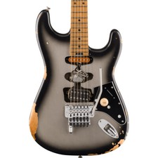 EVH Ltd Edition Frankenstein Relic Series Electric Guitar, Silverburst (NEW)