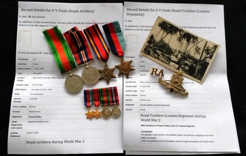Original ww2 medal grouping - ww2,