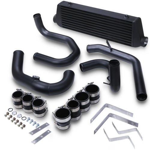 Black aluminium front mount - front,