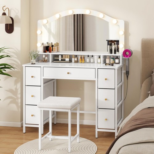 Dressing table with stool set - with,