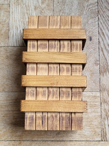 Wooden crate shaped puzzle - crate,