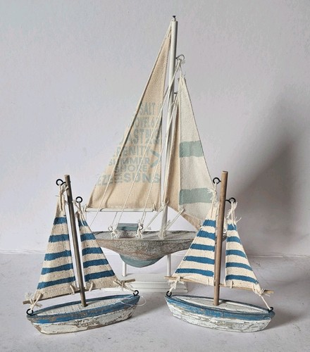 Set wooden canvas boats - set, &