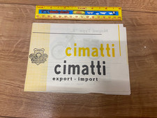 Cimatti Sales Brochure 1960s