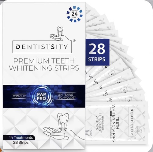 Teeth whitening strips - teeth,
