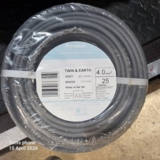 Twin And Earth Cable 25m Reel