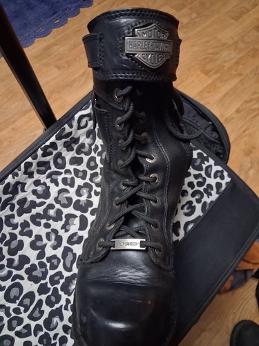 Balck leather harley davidson - leather,