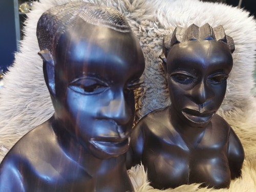 Pair african ebony male - pair, &
