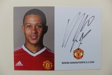 2015-16 Memphis Depay Signed