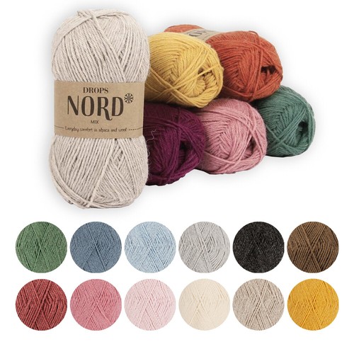 Drops nord alpaca yarn - alpaca, 4ply