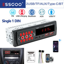 Car Stereo Radio Single 1 Din