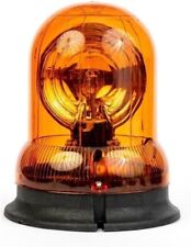 12V 24V Orange Amber Rotating Roof Beacon Recovery Hazard Lamp Bulb Included H1