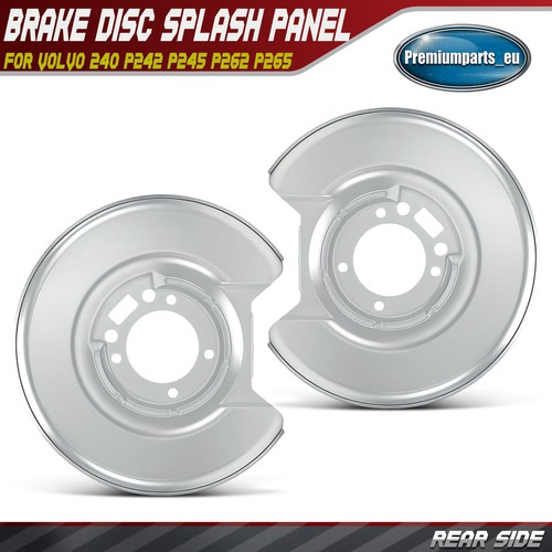 Brake disc dust shield - shield, rear
