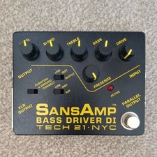 Tech 21 SansAmp Bass Driver DI - Preamp Analog Amp Modeller Overdrive Direct