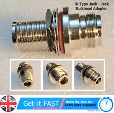 N Type Chassis Panel Mount Female Socket Jack Adaptor Bulkhead Joiner Coupler