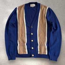 [Excellent] Gucci Cotton  GG cardigan for men size Men's