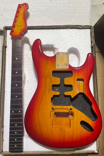 Sunburst guitar body - &, flame