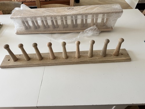 Oak wooden pegs - oak, rail