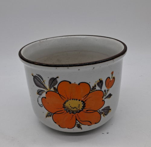 Vintage 1970s pottery planter - vintage,