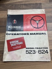 McCormick International 523 624 Diesel Tractor Operators Manual