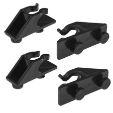 POLAR SHELF SUPPORT CLIPS PLASTIC AG677 DISPLAY FRIDGE CAKE DISPLAY PACK OF 4