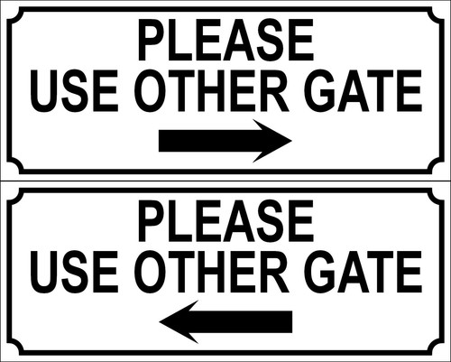 Please use other gate - other, ----