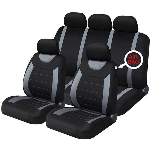 Grey black full set front - front, &