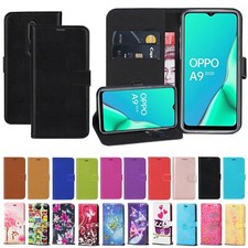 For Oppo A9 A5 2020 A15 A53 A32 A54 PU Leather Wallet Stand Magnetic Case Cover