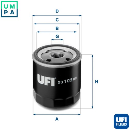 Oil filter 103 for - oil,