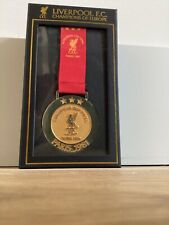 Liverpool medal champions of Europe exclusive to Liverpool FC New