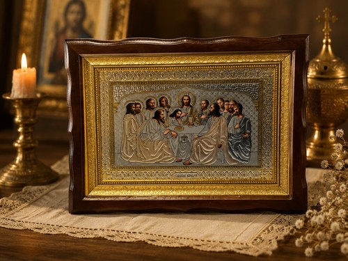 Orthodox last supper icon - last, –