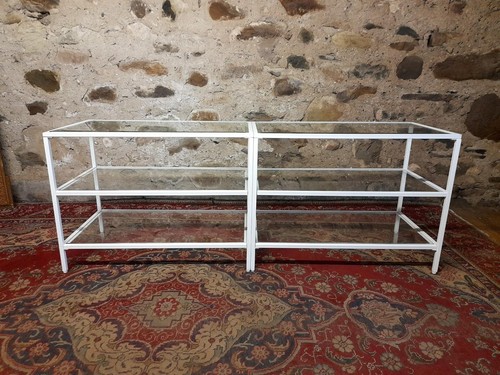 Metal and glass stand hifi - metal,