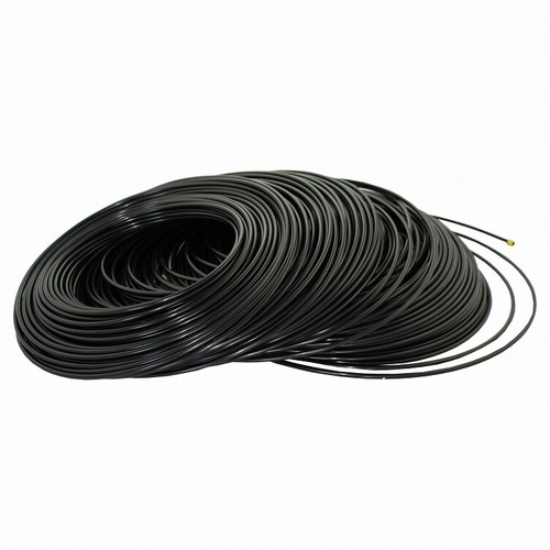 Black pipe tube hose - 2m, 1/4"