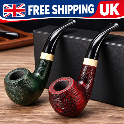 Wooden tobacco pipe - wooden,
