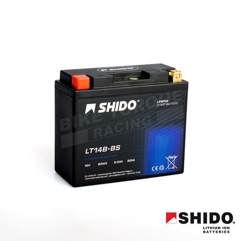 Shido lt14b lithium battery - shido,