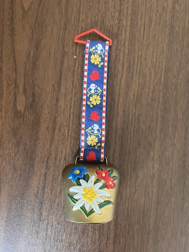 Vintage swiss brass cow - swiss, bell