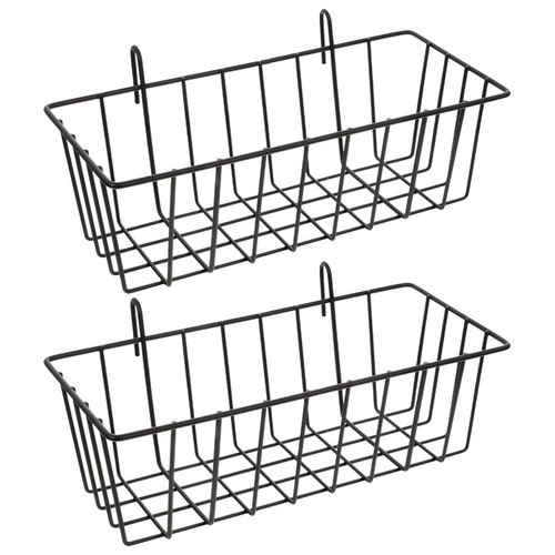 2pcs black iron hanging - iron, wire