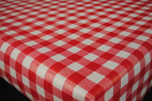 Wipe clean tablecloth round - wipe,