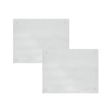 Tempered Glass Work Top Saver Textured Frosted Glass Non Slip Chopping Board