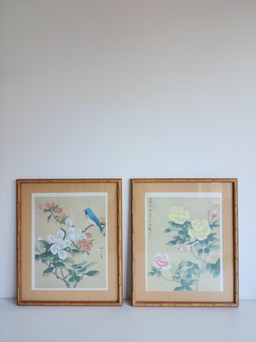 Japanese chinese botanical art - chinese,