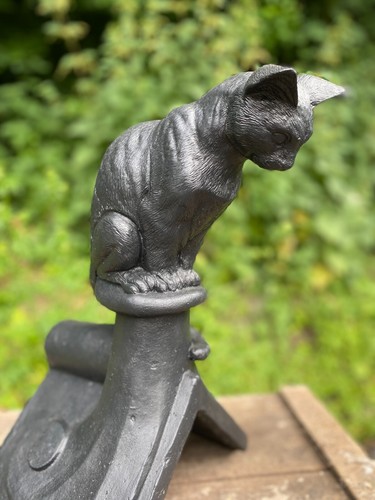 Curious cat roof - roof, finial