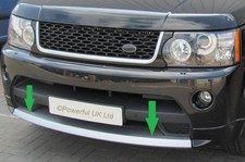 Tow Eye Cover lip spoiler for Range Rover Sport L320 Autobiography front bumper 