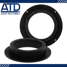 MDF Front Rear 165mm 6.5" Speaker Adaptors Rings for Audi A4 B8 B9 A5 A6 C7 Q3