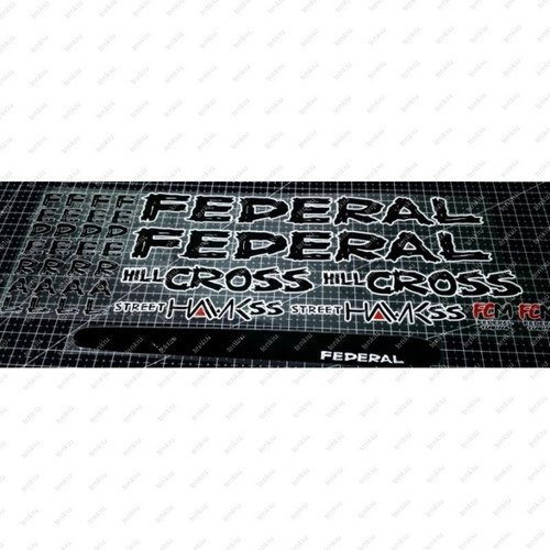 Federal surly black street - black,
