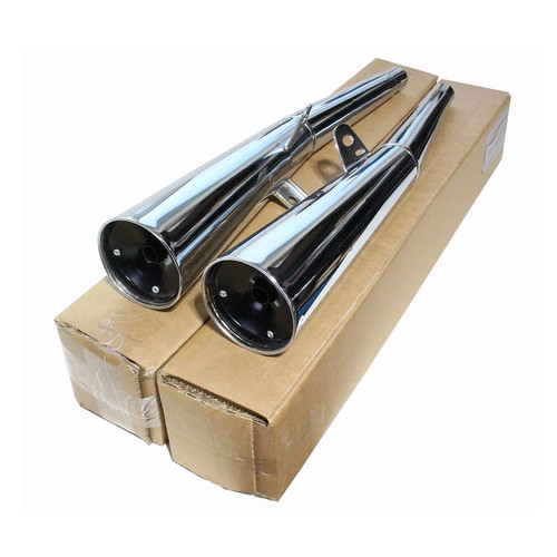 Honda cb250rs chrome exhaust - honda,